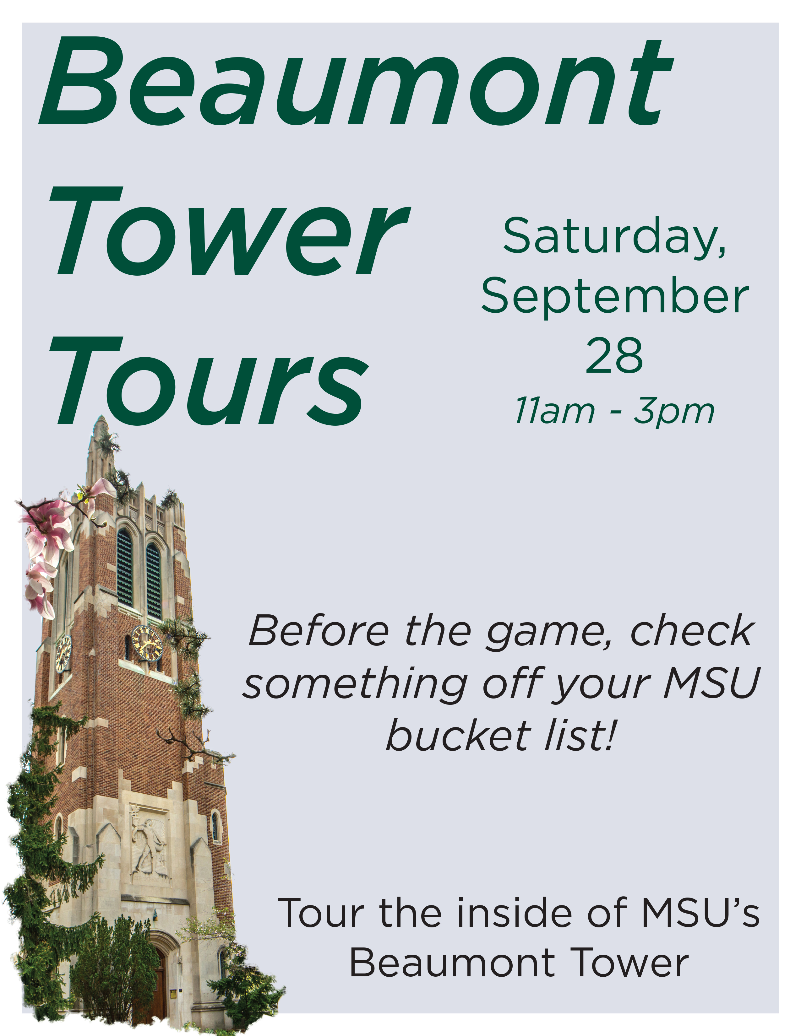 Beaumont Tower Tours